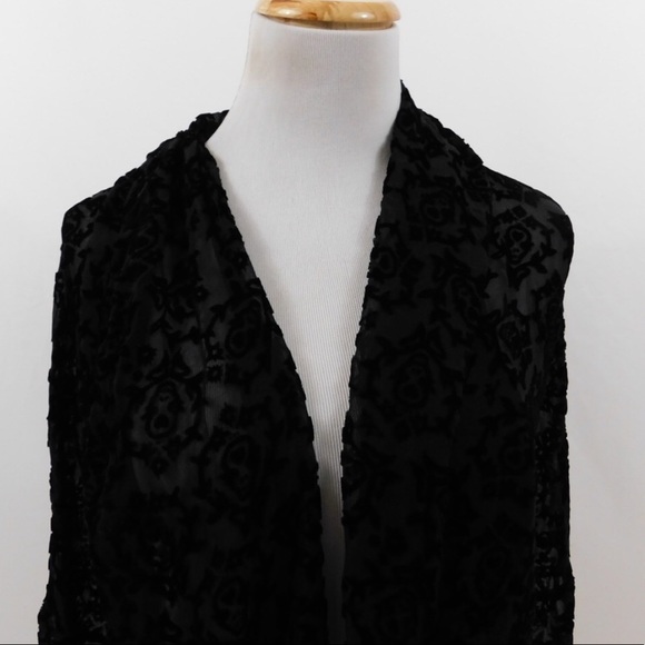 Coco De Mer Black Sheer Coverup - Picture 5 of 8